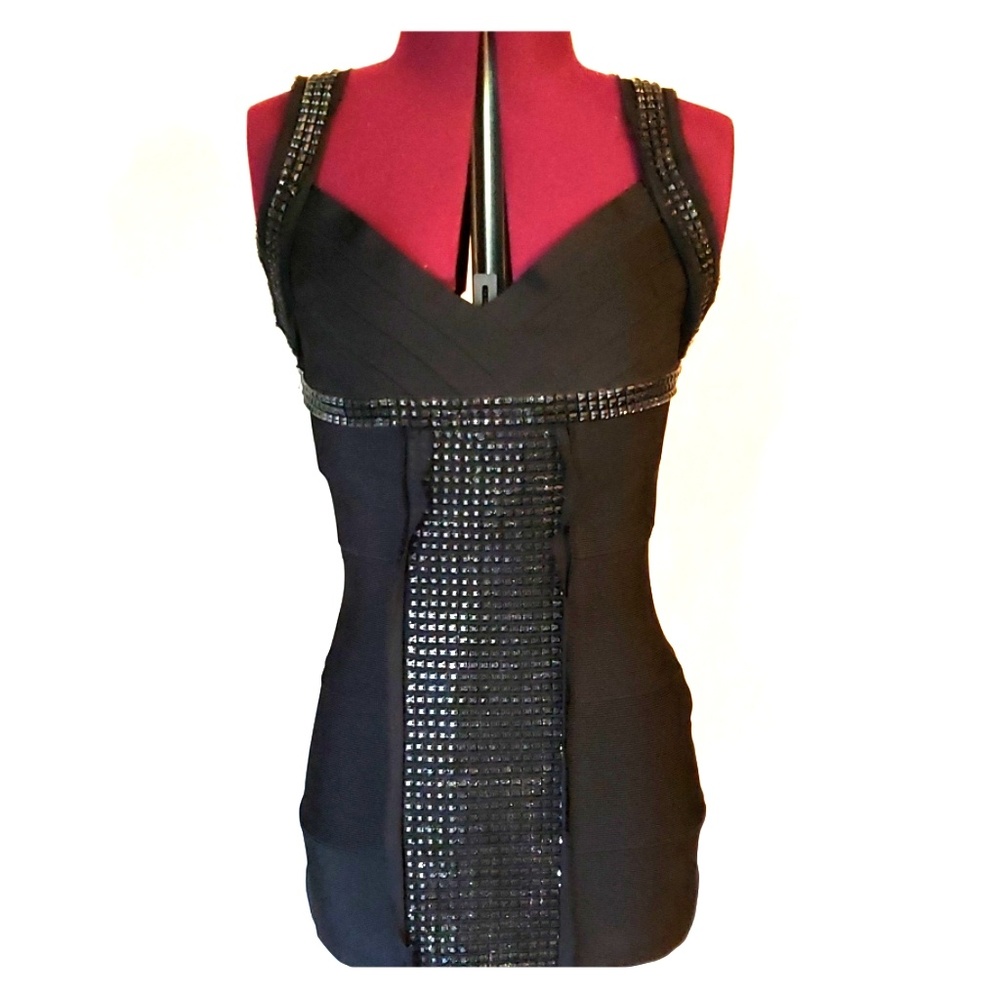 🛍 HERVE LEGEREmbellished Bandage Top